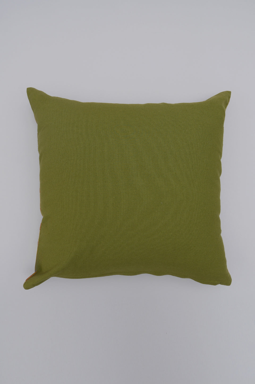 Olive Mosaic Embroidered Cushion Cover