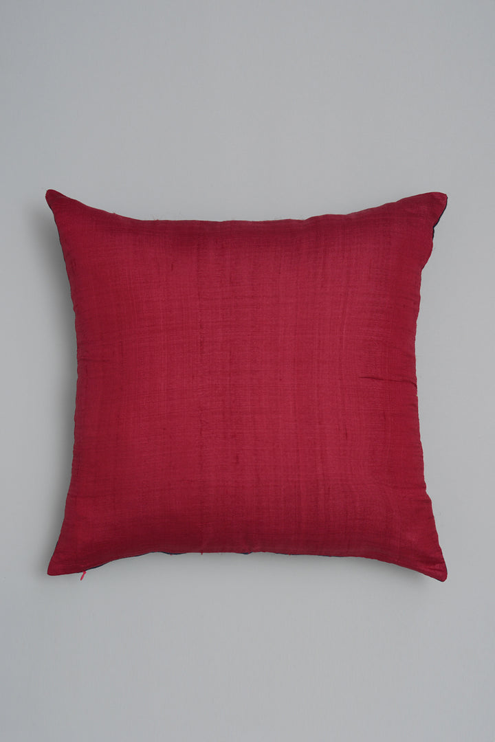 Multi Color Embroidered Cushion Cover