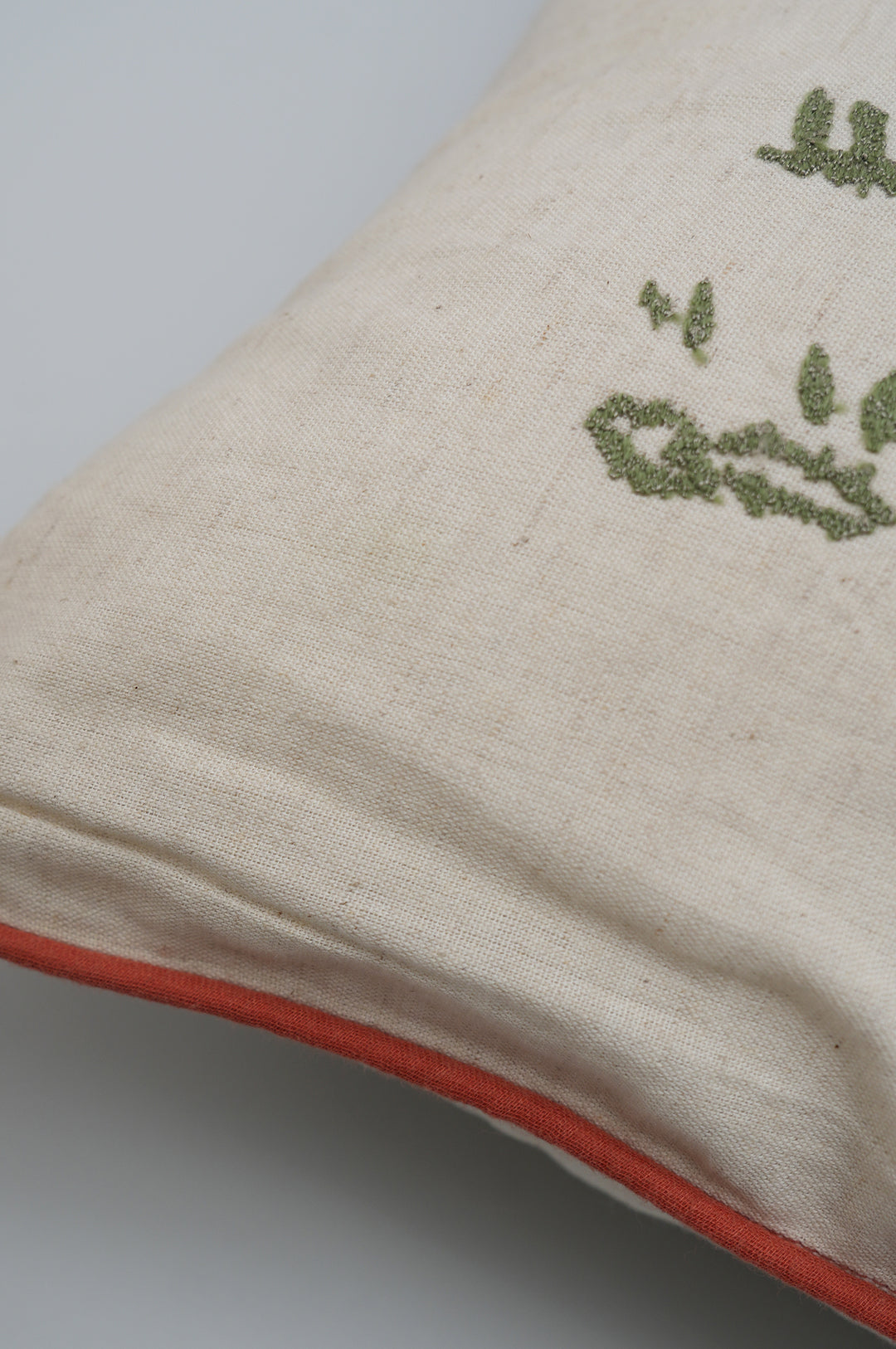 Woodland Turkey Embroidered Cushion Cover