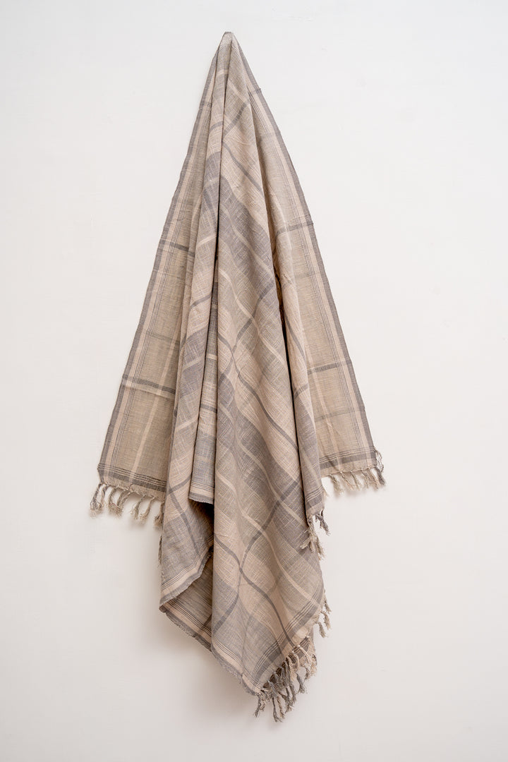 Handwoven Checked Cotton Towel