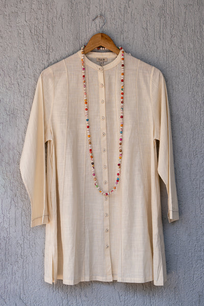 Natural Chanderi Beaded Necklace