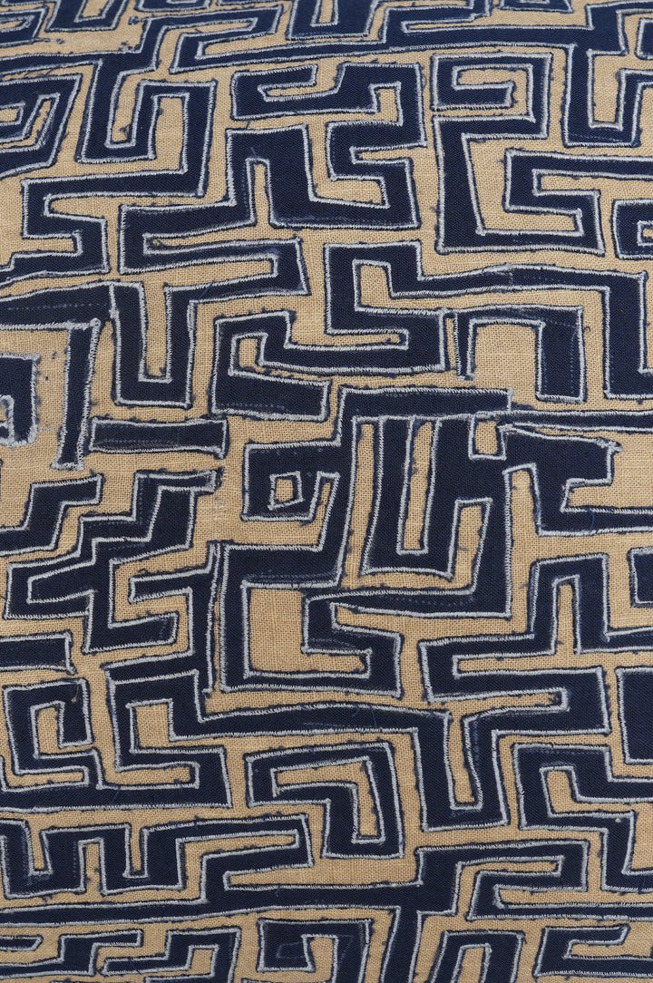 Maze Embroidered Cushion Cover