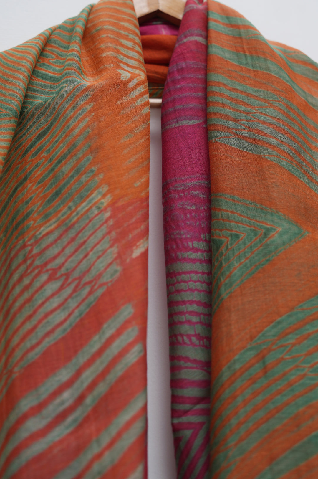 Sunset Shibori Chanderi Dupatta