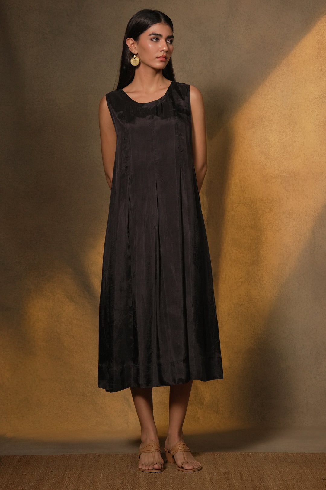 Black Silk Jacket with Slip