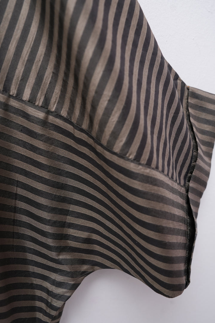 Grey Fine Silk Kaftan