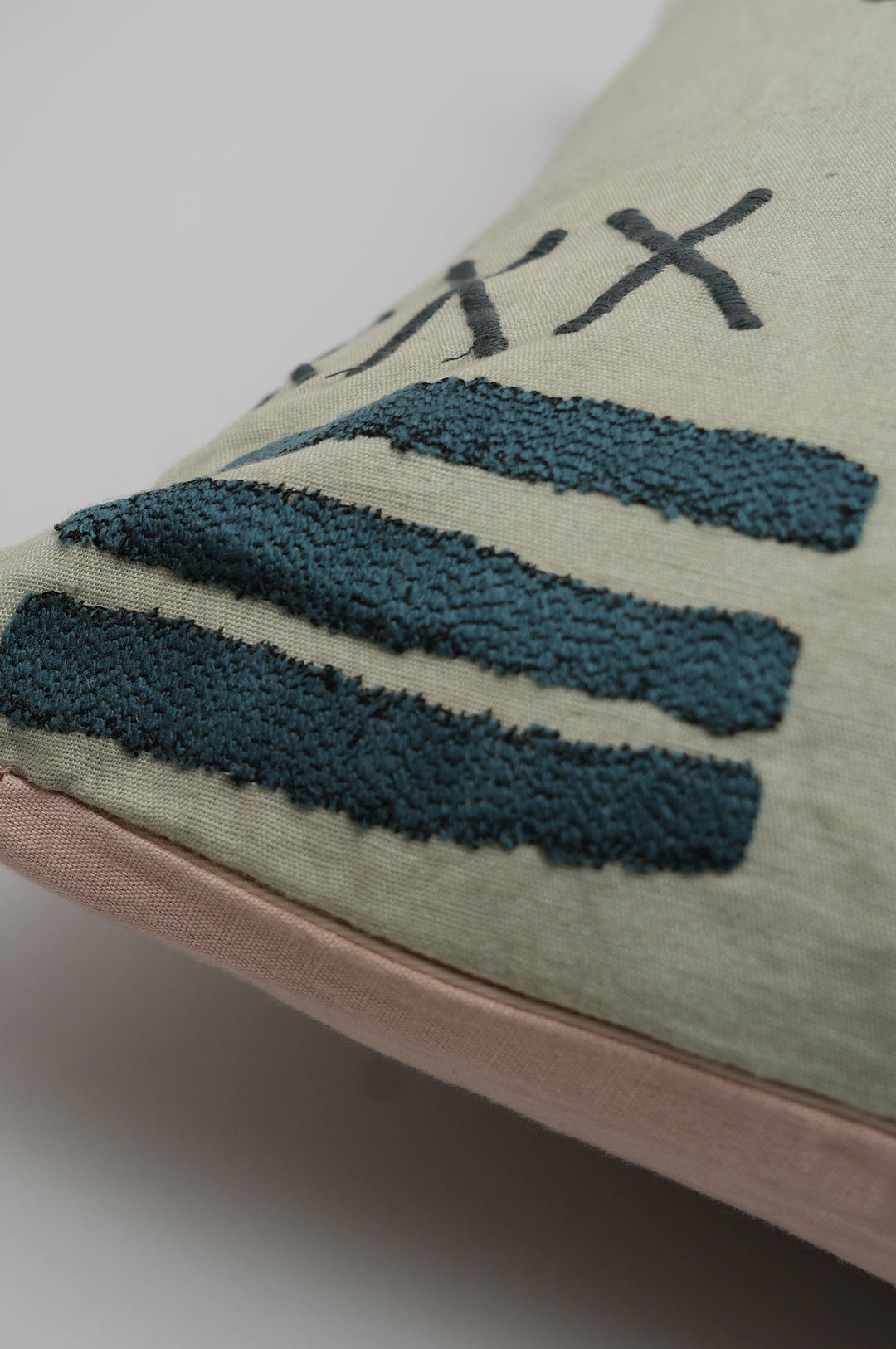 Modern Patchwork Embroidered Cushion Cover