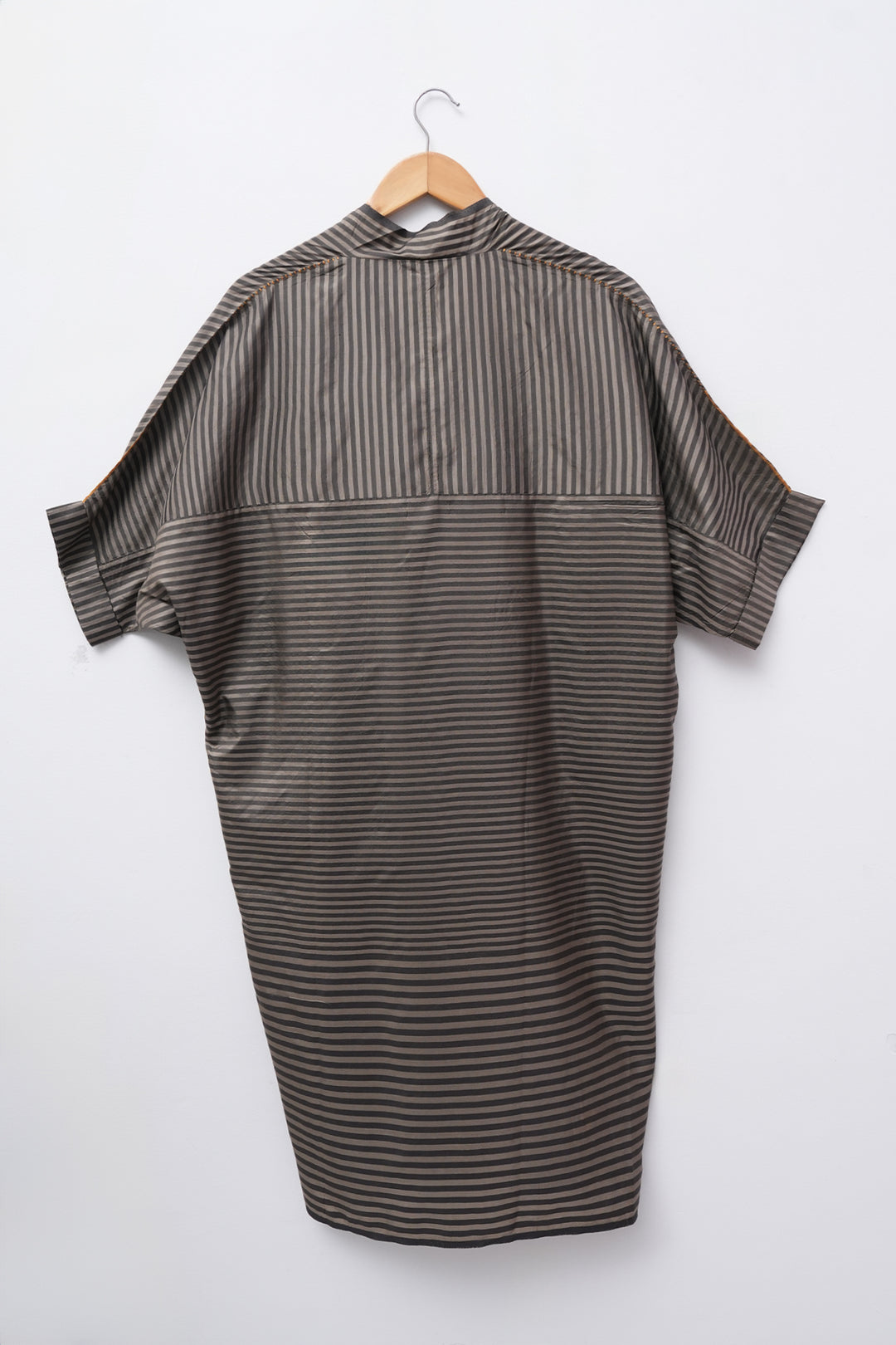 Grey Fine Silk Kaftan