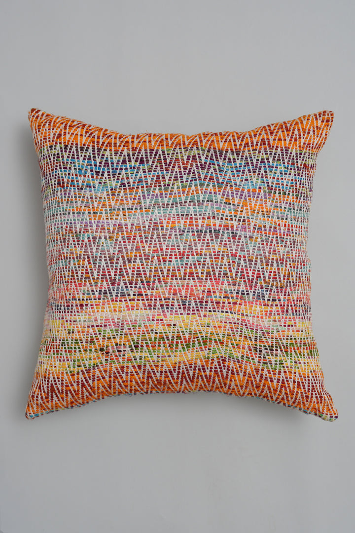 Multi Color Embroidered Cushion Cover