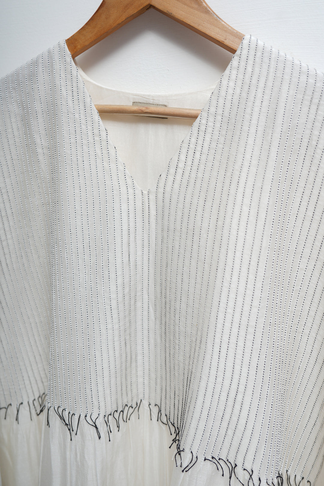 Origami Natural Pintuck Dress