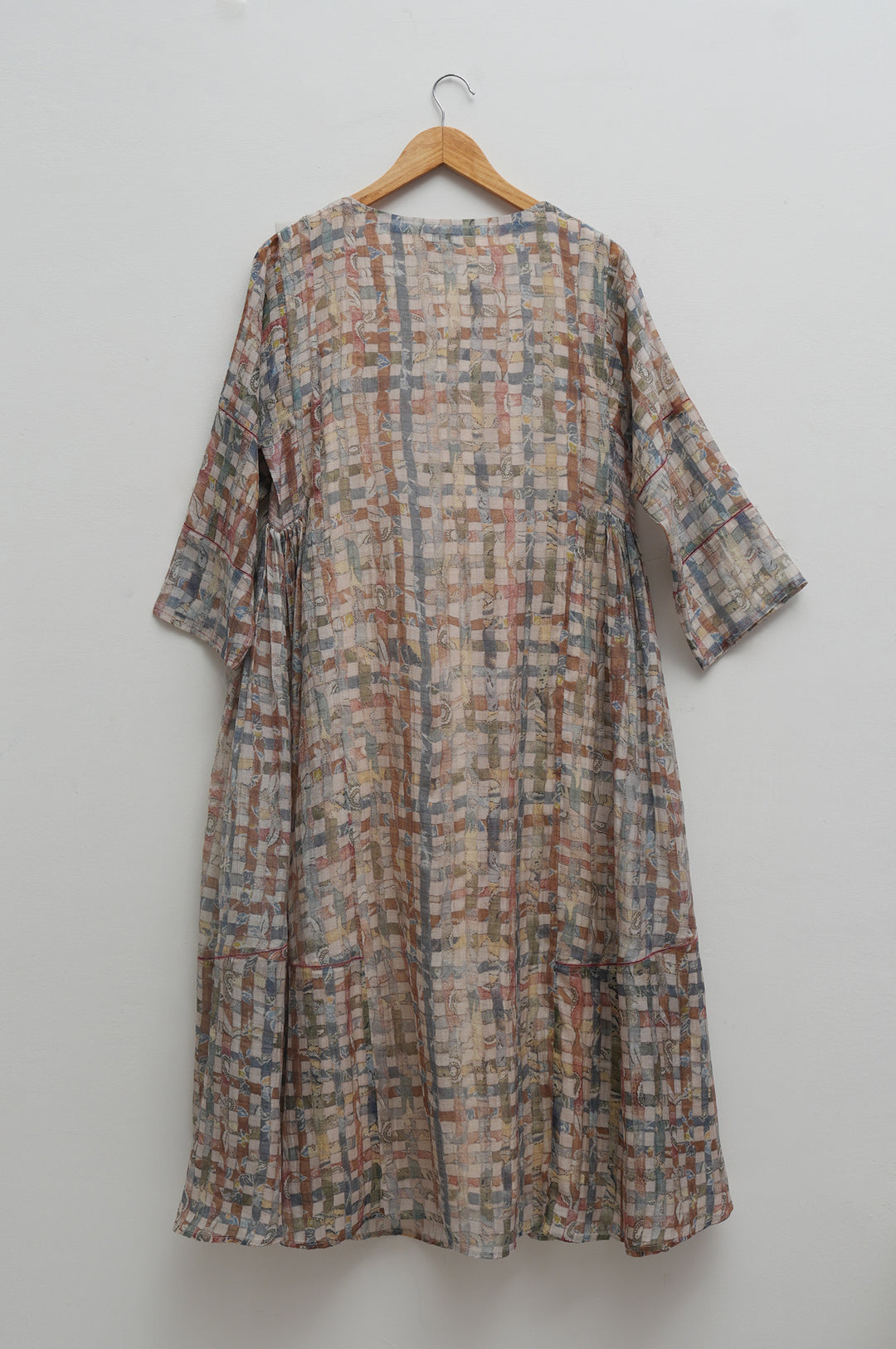 Mosaic Print Chanderi Dress