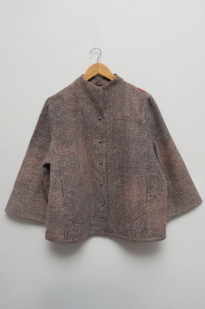 Multicolour Cotton Kantha Jacket