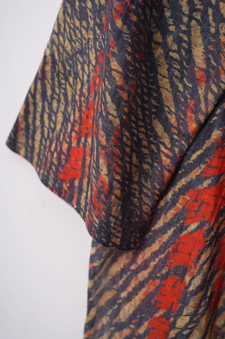 Multicolor Printed Chanderi Shirt