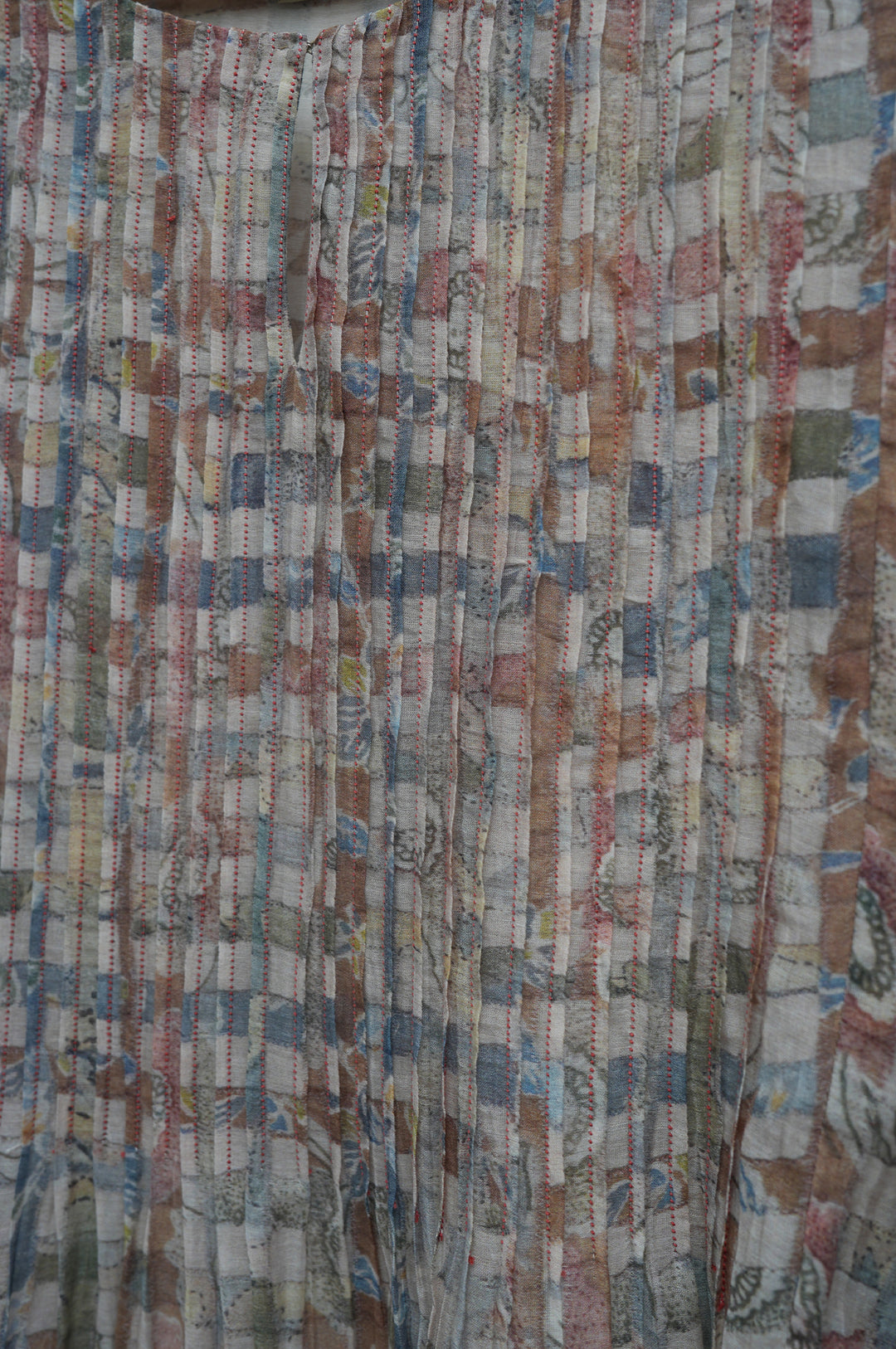 Mosaic Print Chanderi Dress