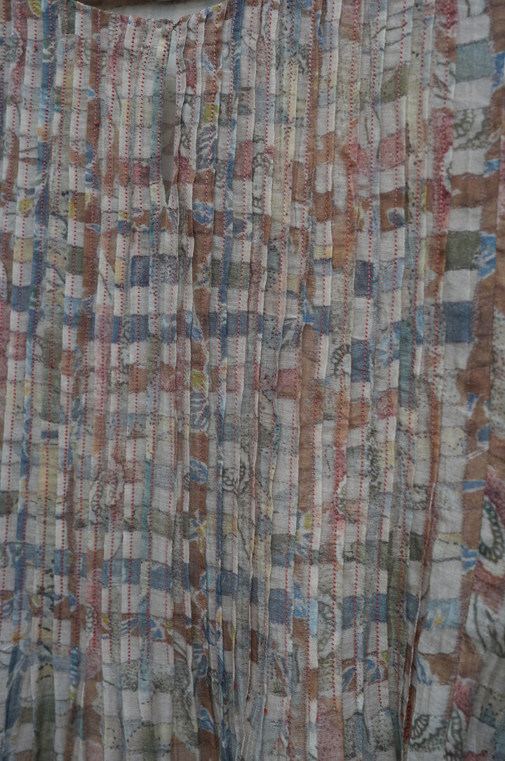 Mosaic Print Chanderi Dress
