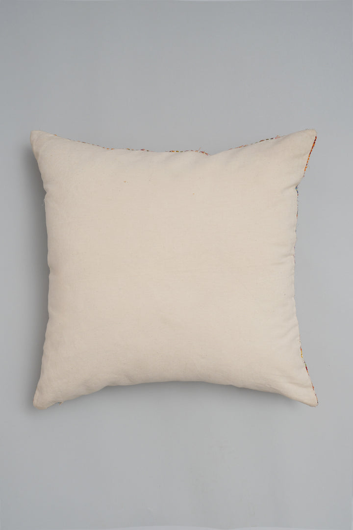 Multi Color Embroidered Cushion Cover