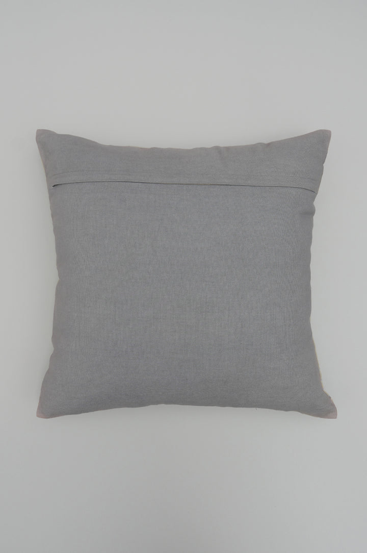 Crane Embroidered Cushion Cover
