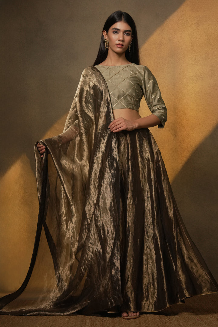 Black Tissue Dupatta