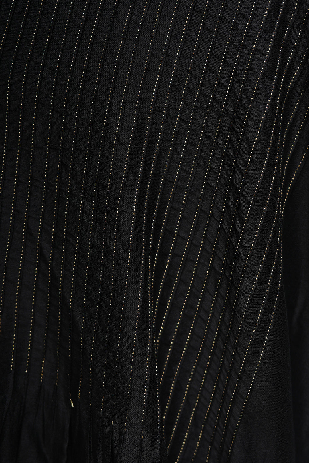 Noir Gold Pintuck Dress
