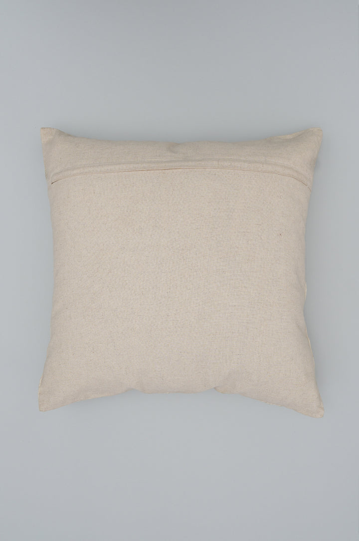 Ivory Pod Embroidered Cushion Cover