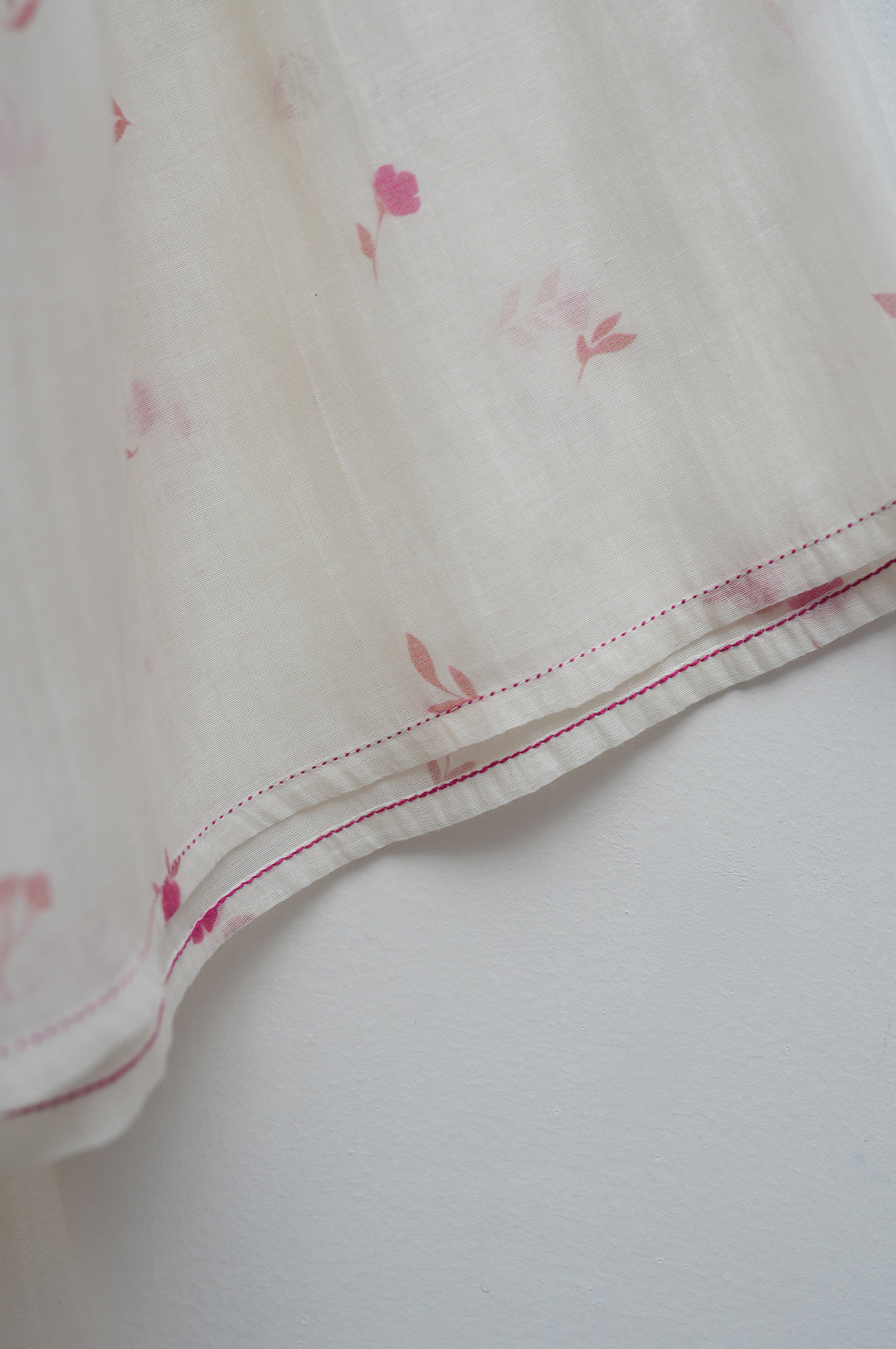 Blush Bloom Printed Chanderi Dress