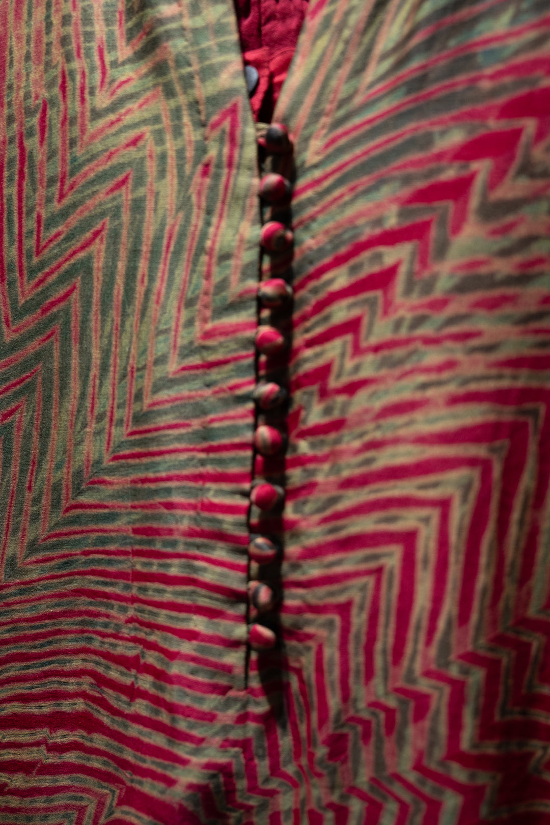 Hand Dyed Shibori Chanderi Kurta