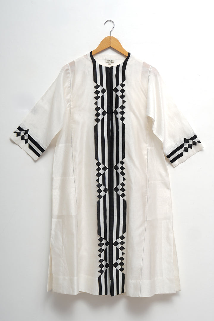 Origami Natural Pleated Cape Set
