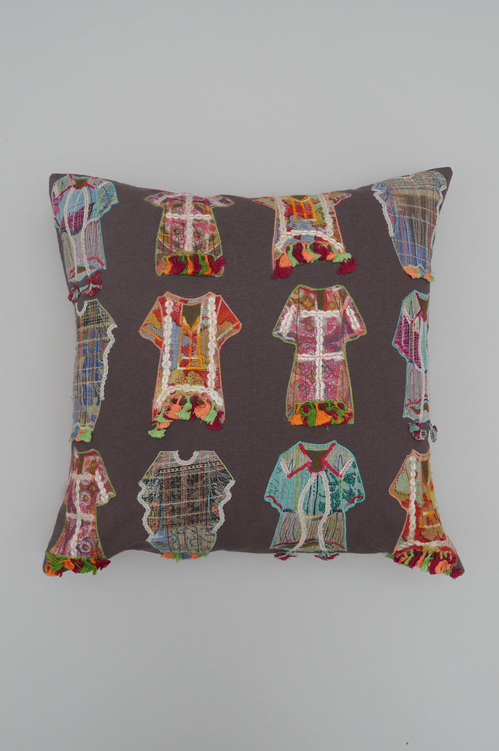 Artisan Attire Embroidered Cushion Cover