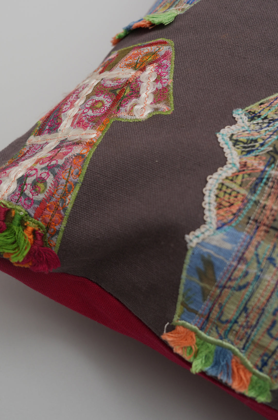 Artisan Attire Embroidered Cushion Cover