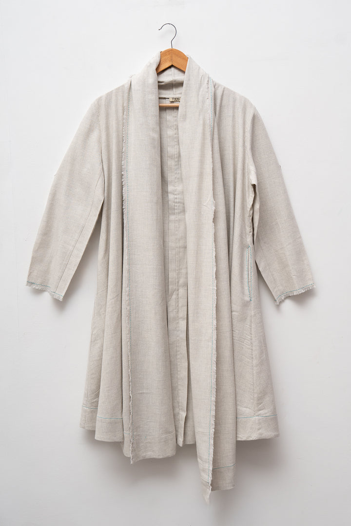 Grey Wool Cape