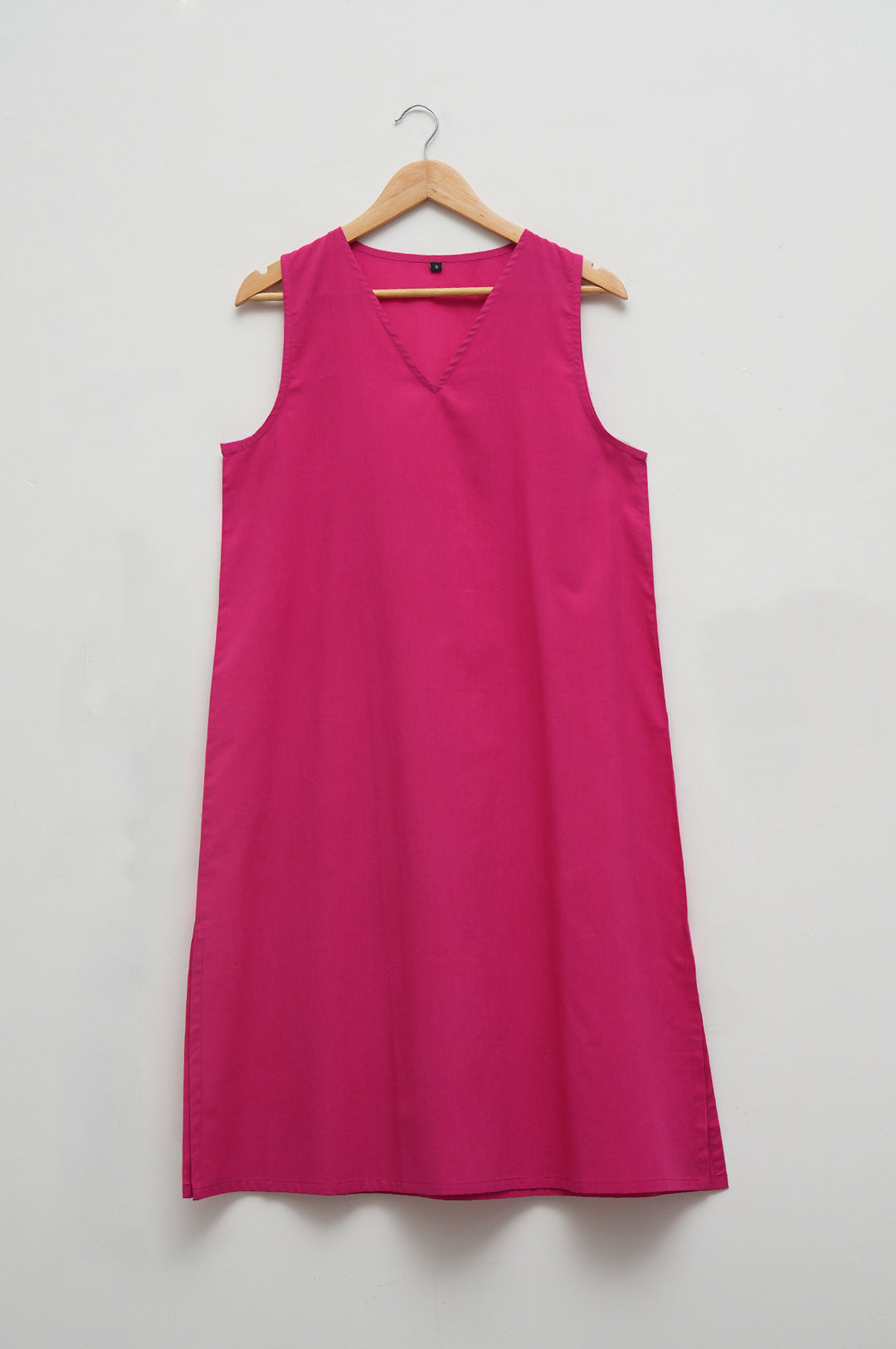 Berry Chanderi Dress