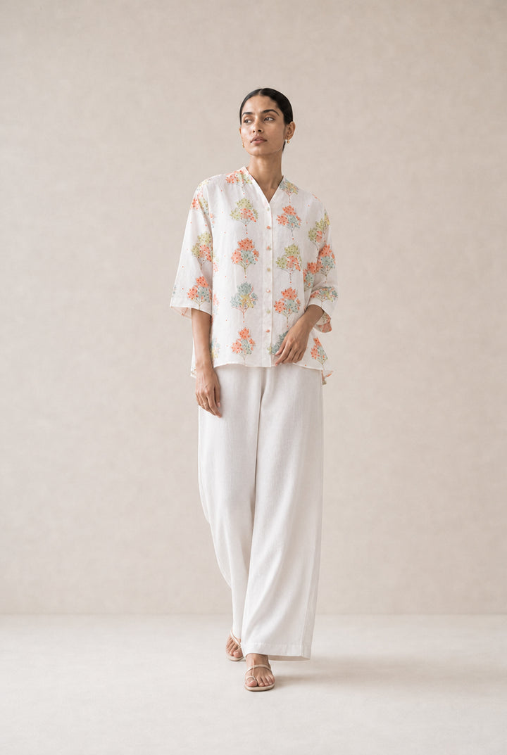 Floral Cotton Printed Shirt