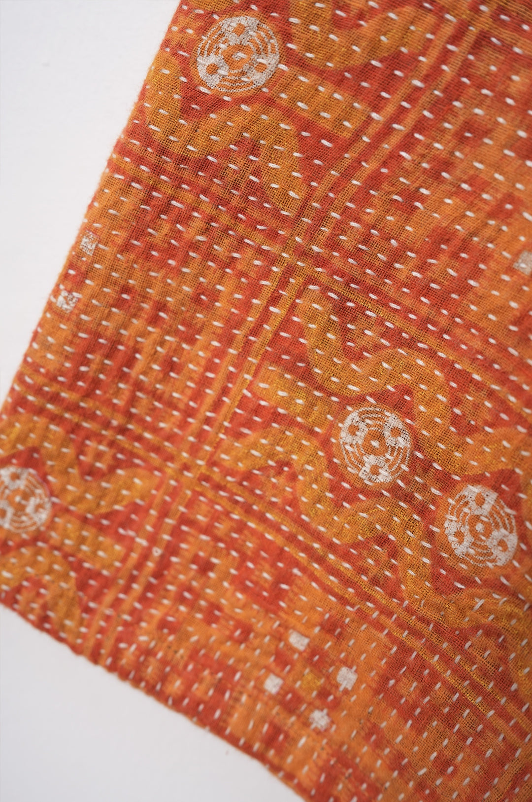 Yellow Vintage Cotton Kantha Jacket