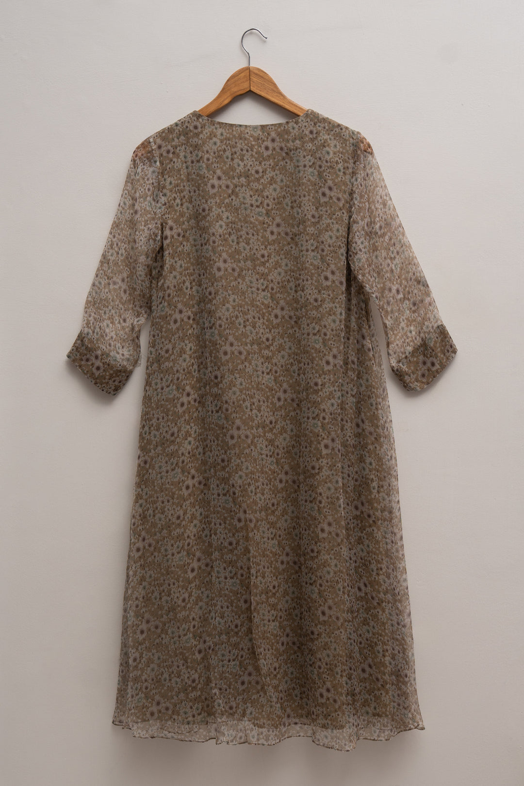 Veg Blossom Printed Chiffon Kurta