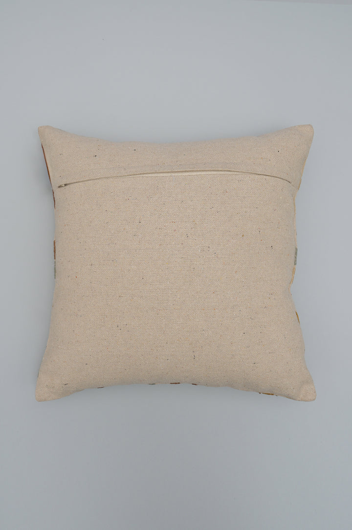 Meadow Bloom Embroidered Cushion Cover