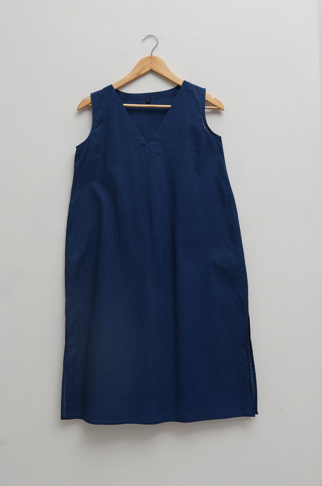 Blue Mist Printed Cotton Silk Tunic