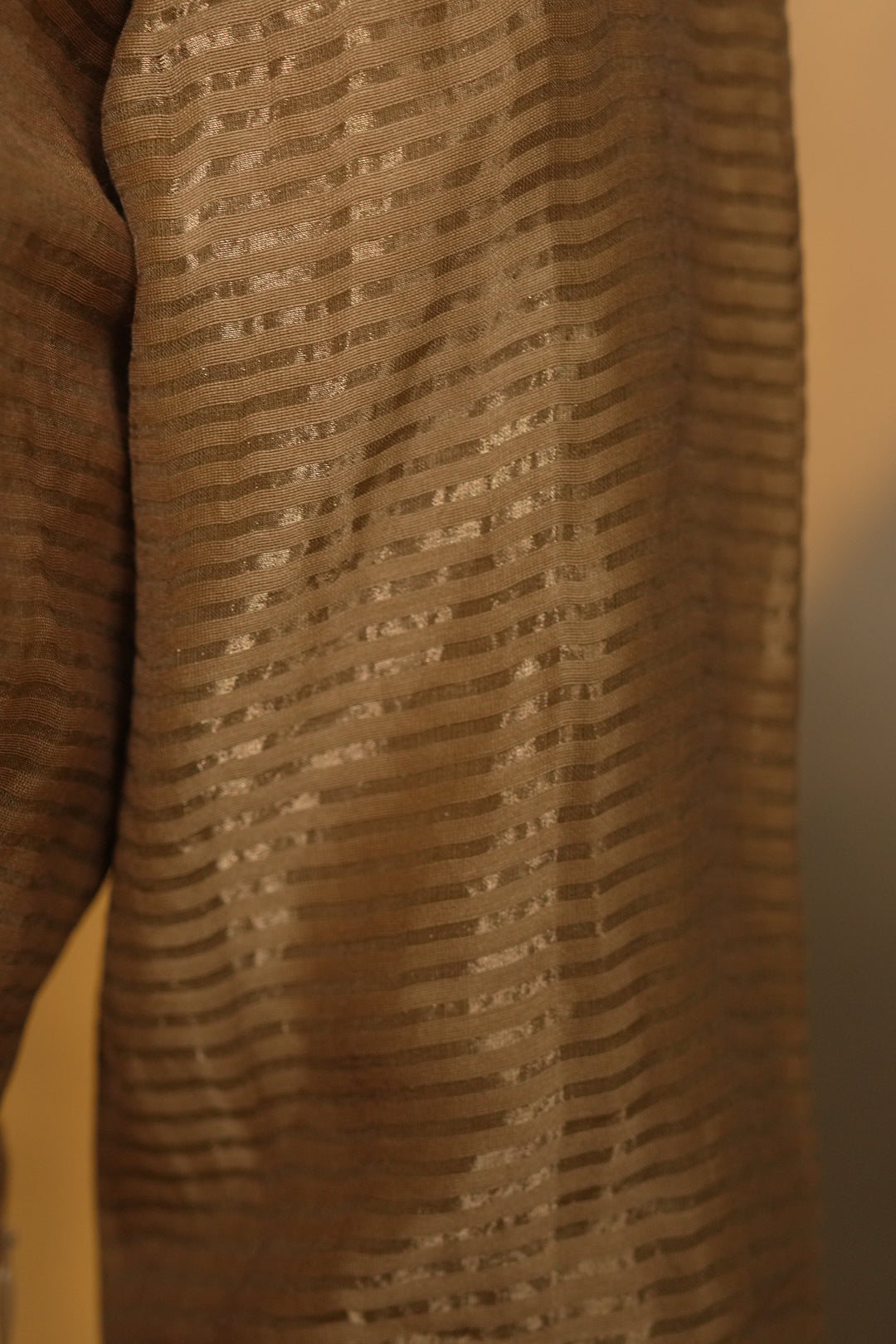 Golden Stripe Tissue Blouse