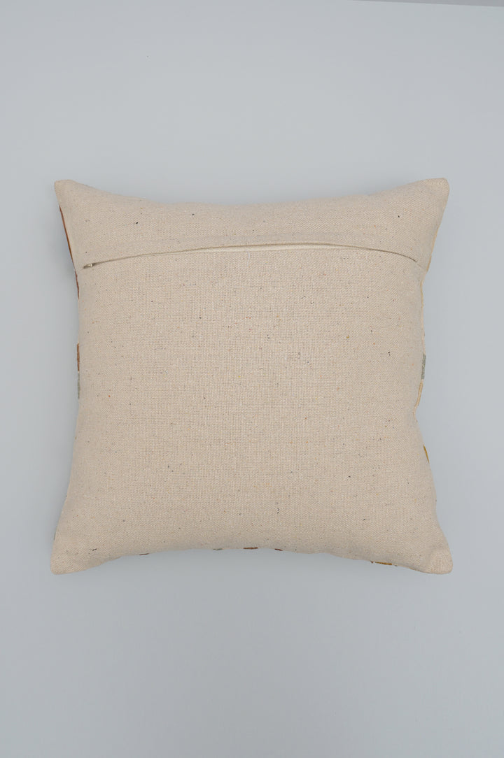 Tropical Parrots Embroidered Cushion Cover