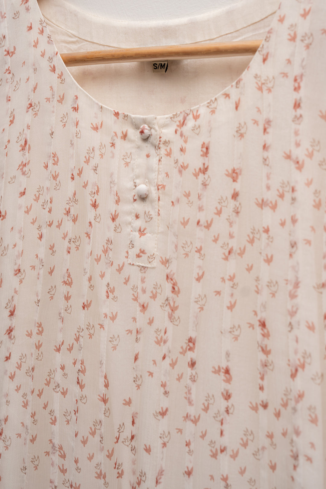 Natural Printed Chiffon Kurta