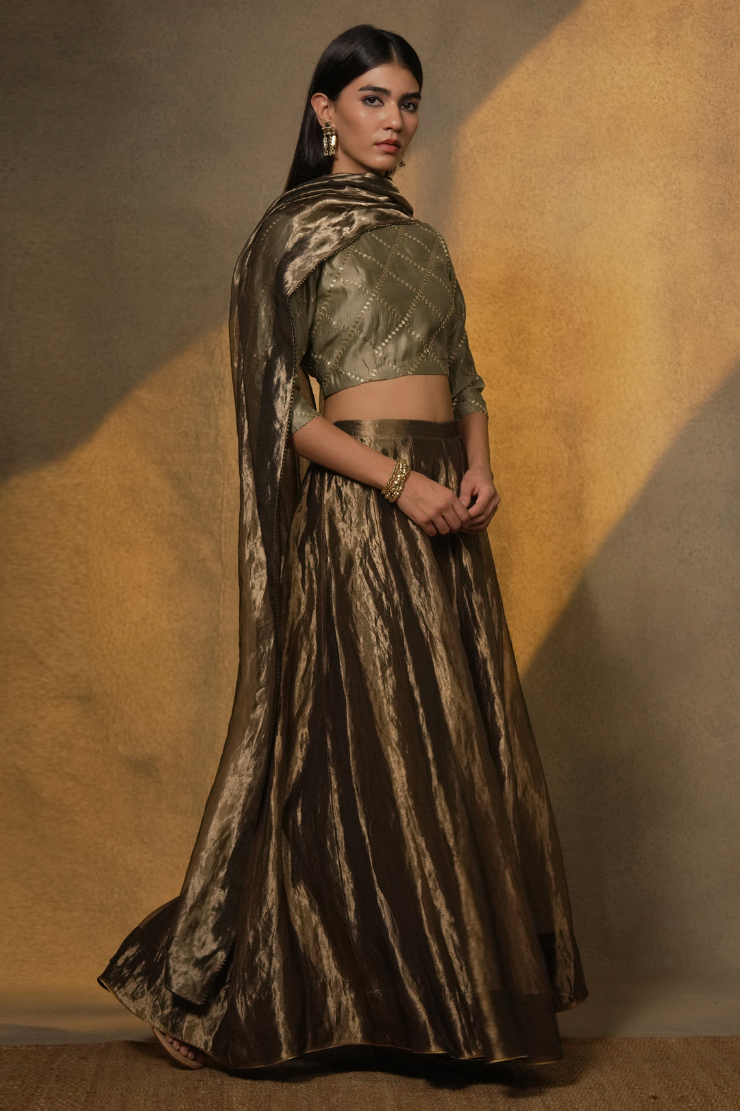 Black Tissue Dupatta