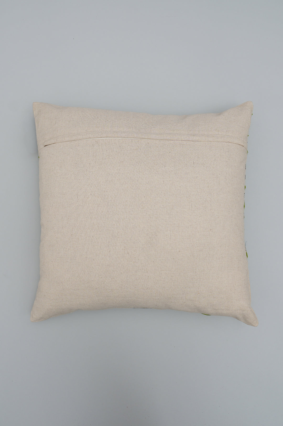 Forest Bloom Embroidered Cushion Cover