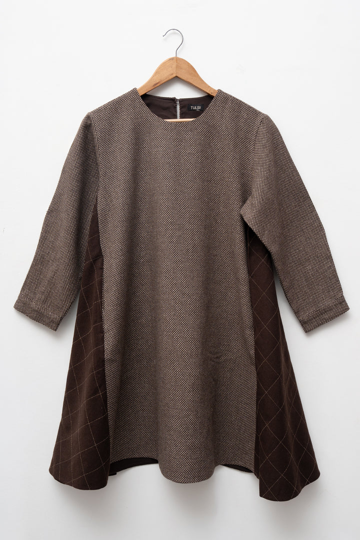 Brown Wool Dress