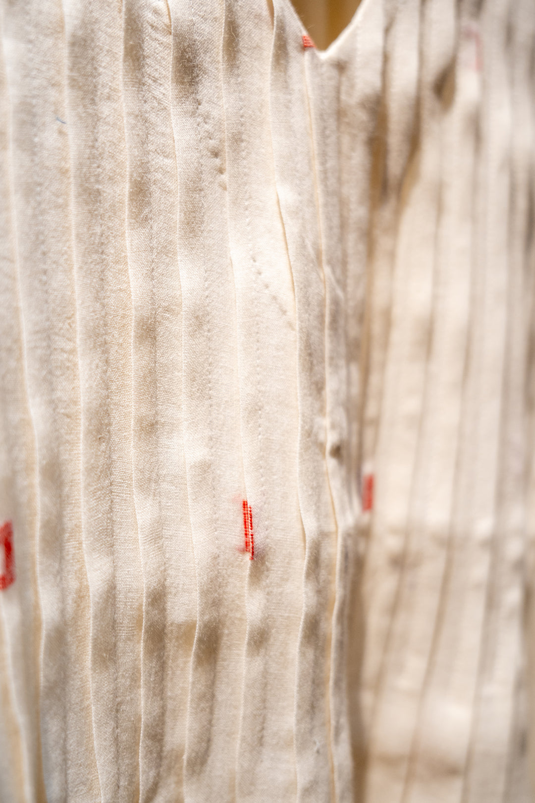 Natural Jamdani Woven Kurti