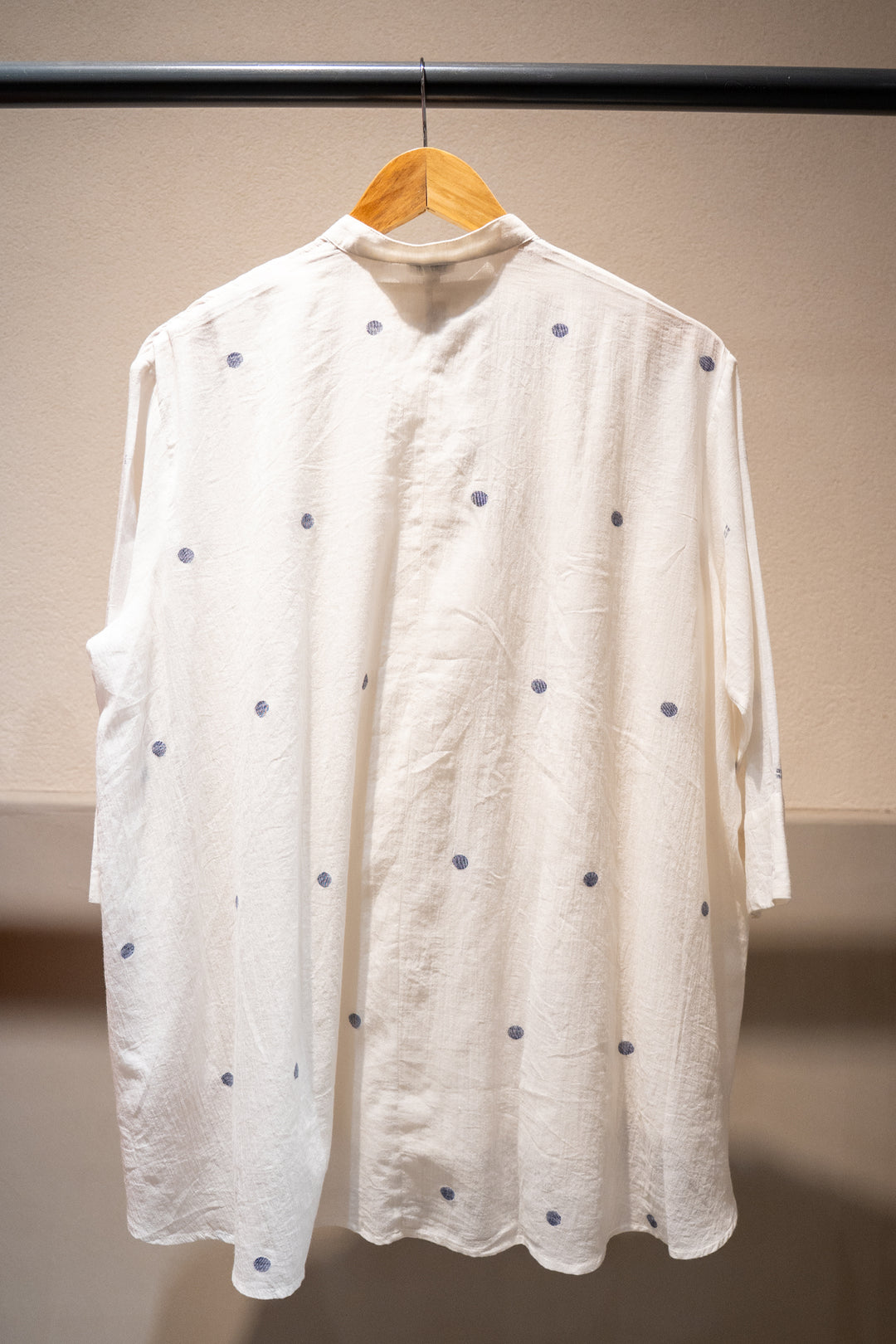 Natural Jamdani Woven Shirt