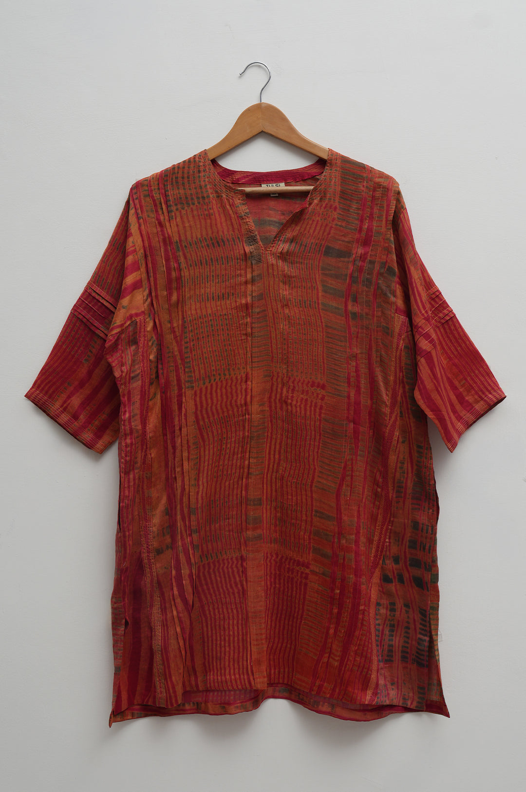 Rust Red Shibori Co-ord Set