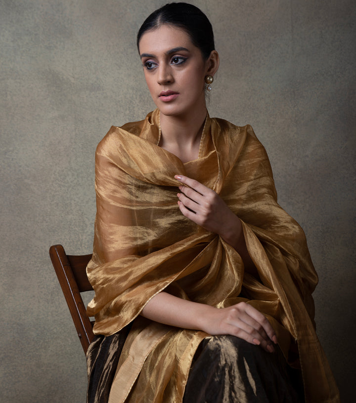 Gold Tissue Dupatta