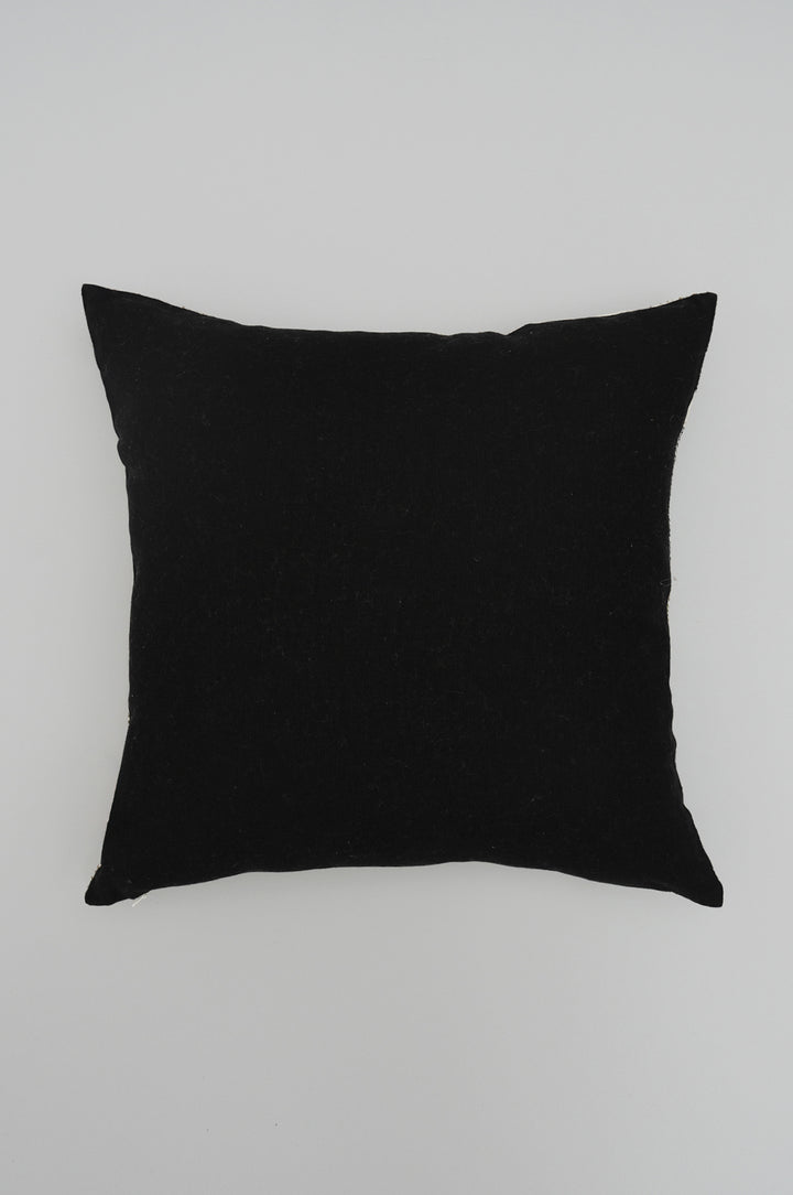Abstract Embroidered Cushion Cover