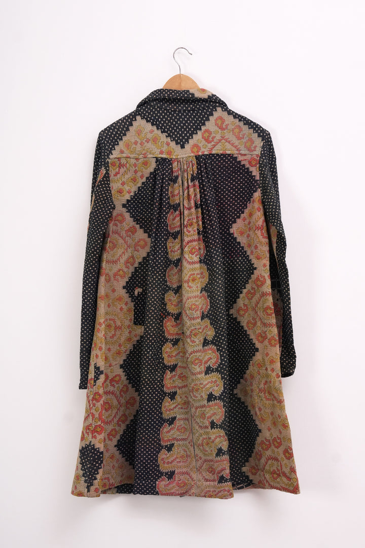 Multi Color Vintage Cotton Kantha Jacket