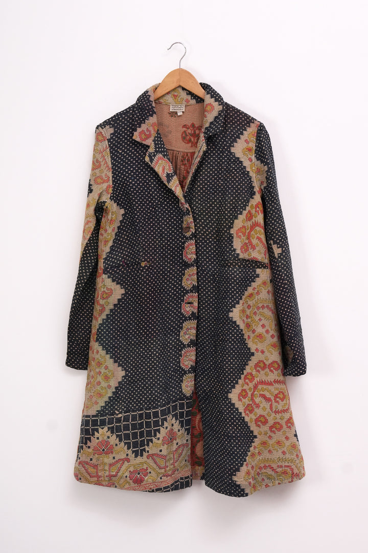 Multi Color Vintage Cotton Kantha Jacket