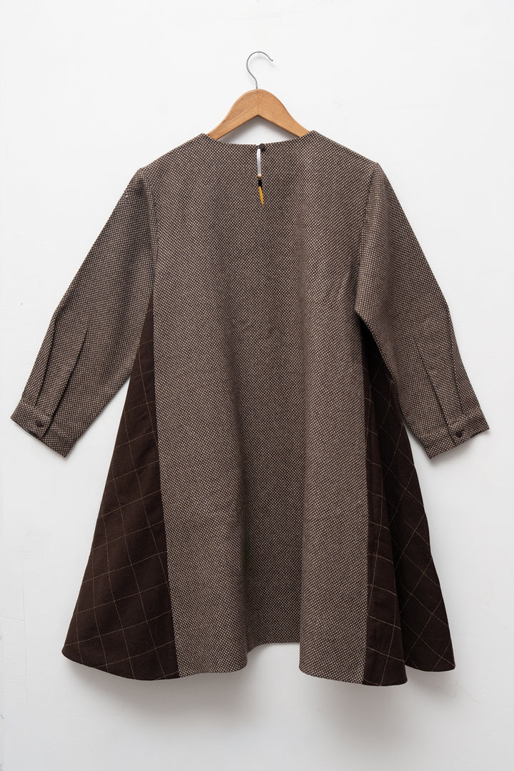 Brown Wool Dress