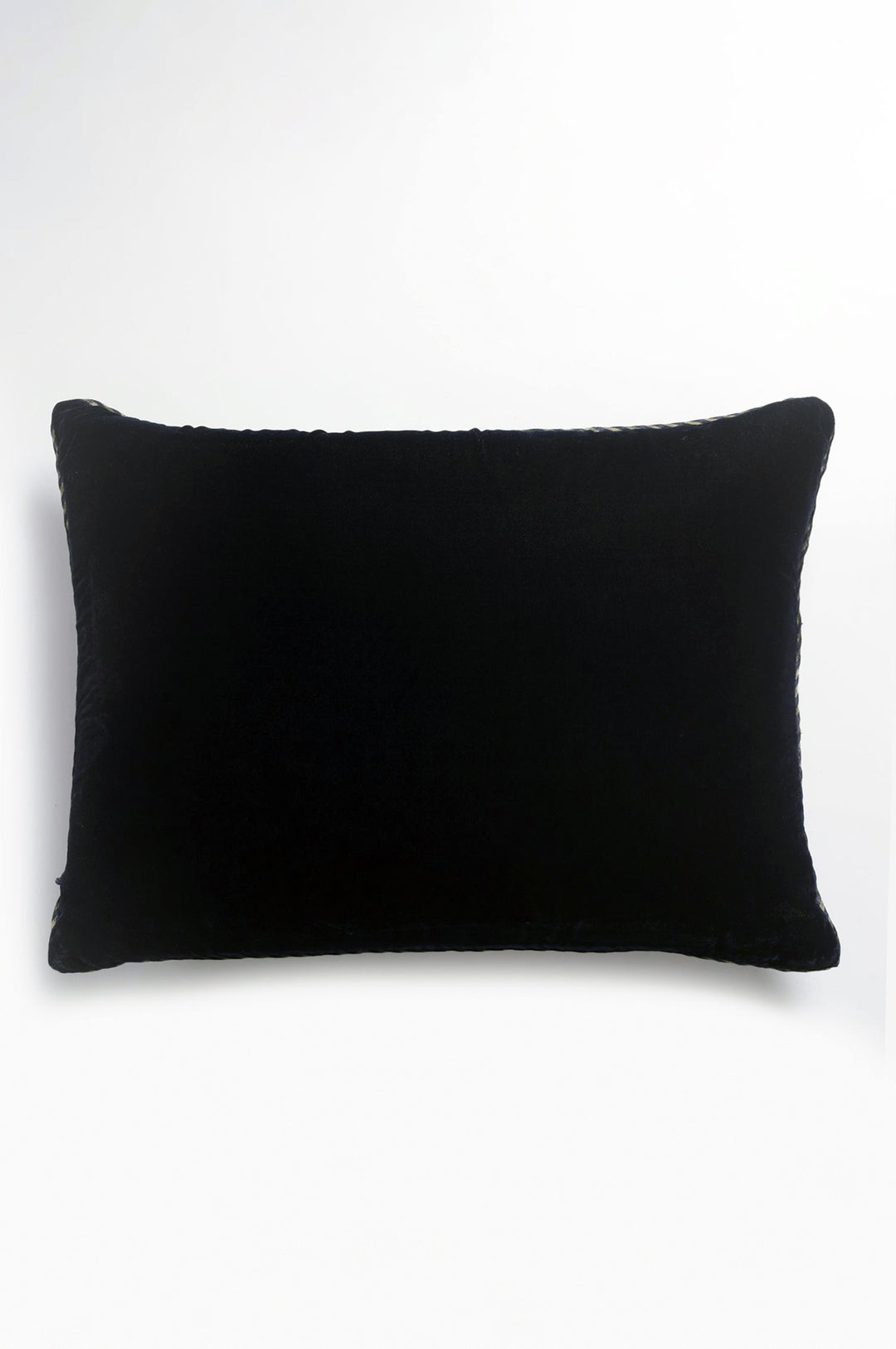 Twinkling Stripes Black Velvet Cushion Cover